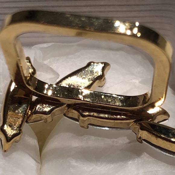 BNIB SABRINA DEHOFF GOLD PLATED RING - Picture 6 of 8